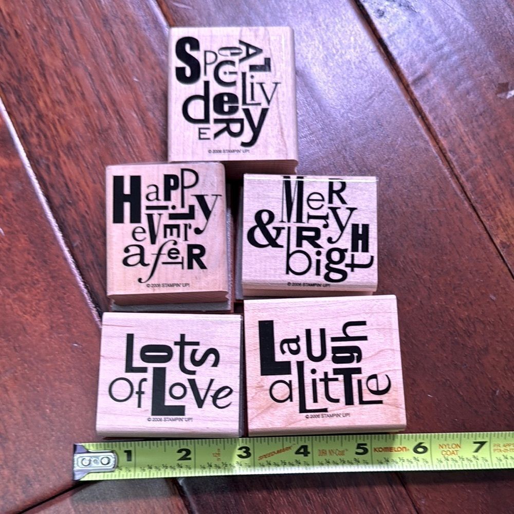 Stampin' Up! Black and Brown Decorative Stamps Design